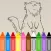 Free Kids Coloring Book - Sketch Cute Cat Learning for Fun