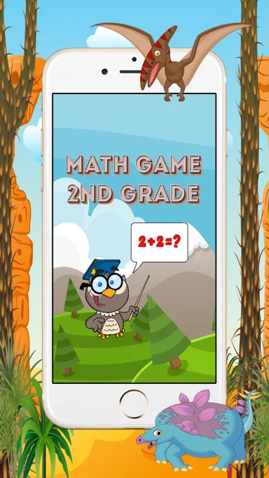 Ảnh chụp màn hình của Math For 2nd Grade - Learning Addition Subtraction