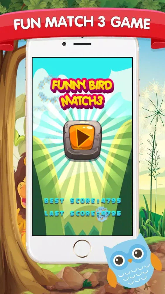 Funny Bird - Match 3 Game HD Screenshots