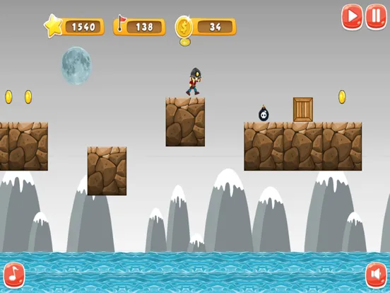 Super Mining Run - Fun Platform Adventure Game iPad 應用截圖