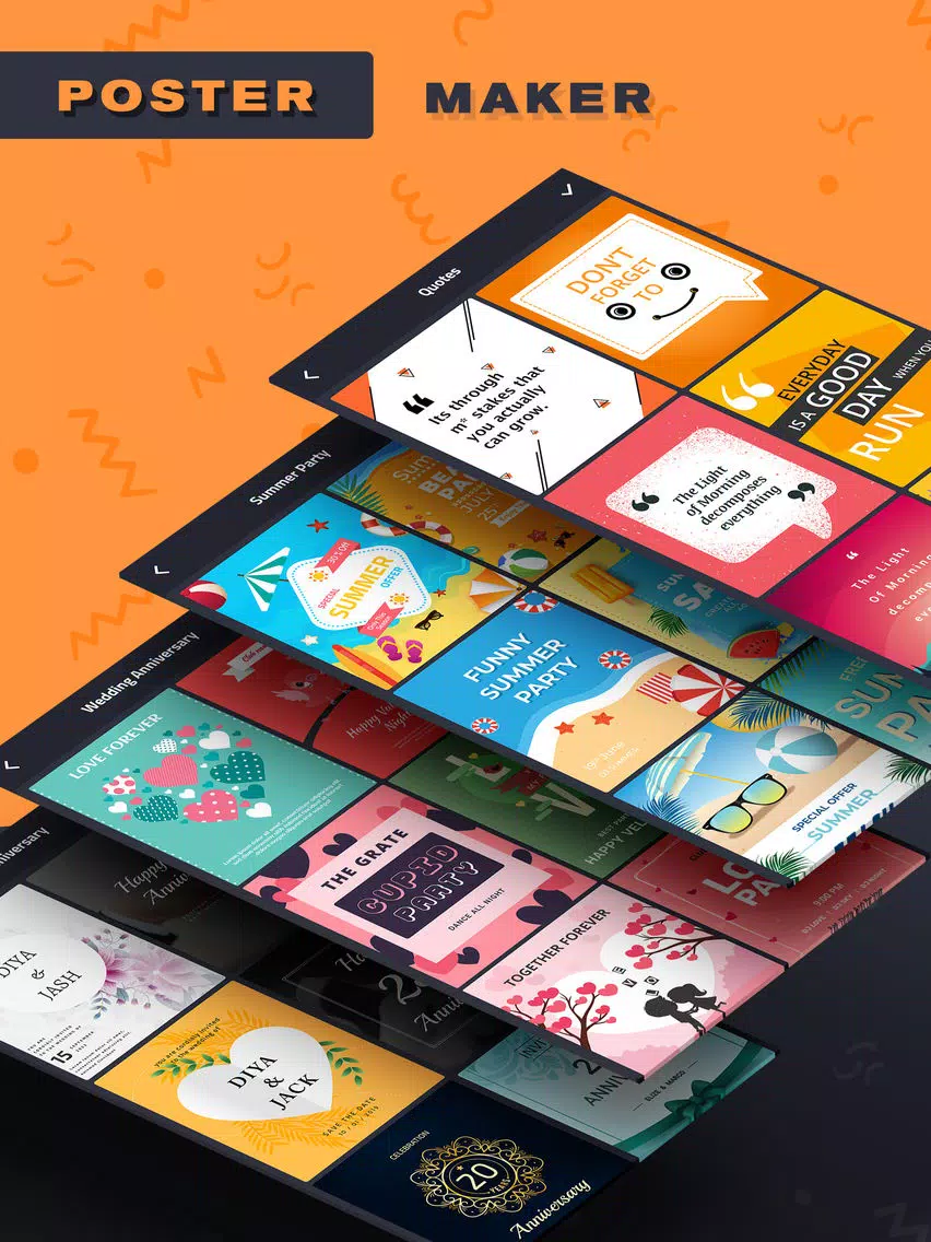 Poster Maker–Add Text to photo iPad 應用截圖