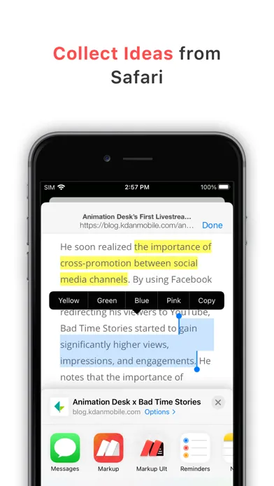 Screenshot di Markup – Highlight & Annotate