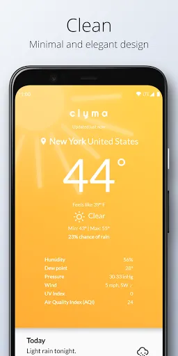 Clyma Weather: Simple, Multi-s スクリーンショット