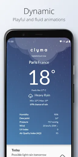 Clyma Weather: Simple, Multi-s スクリーンショット