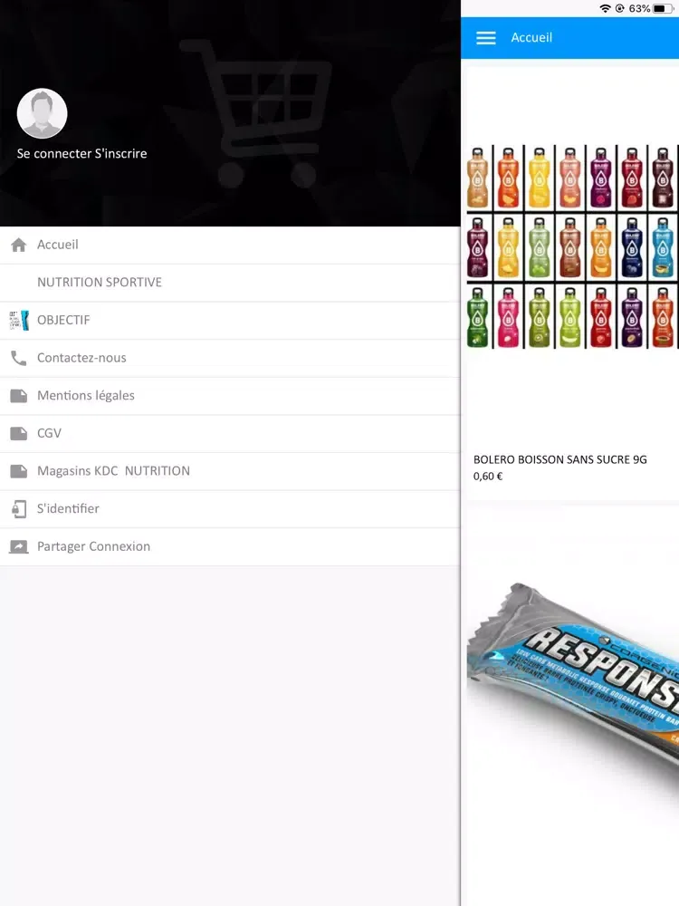 Capturas de tela do KDC DISTRIBUTION iPad 