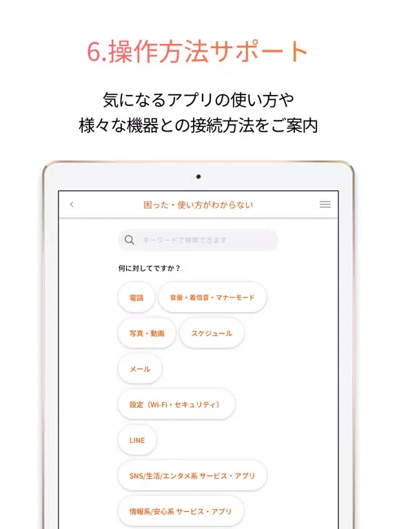 使い方サポート iPad 應用截圖