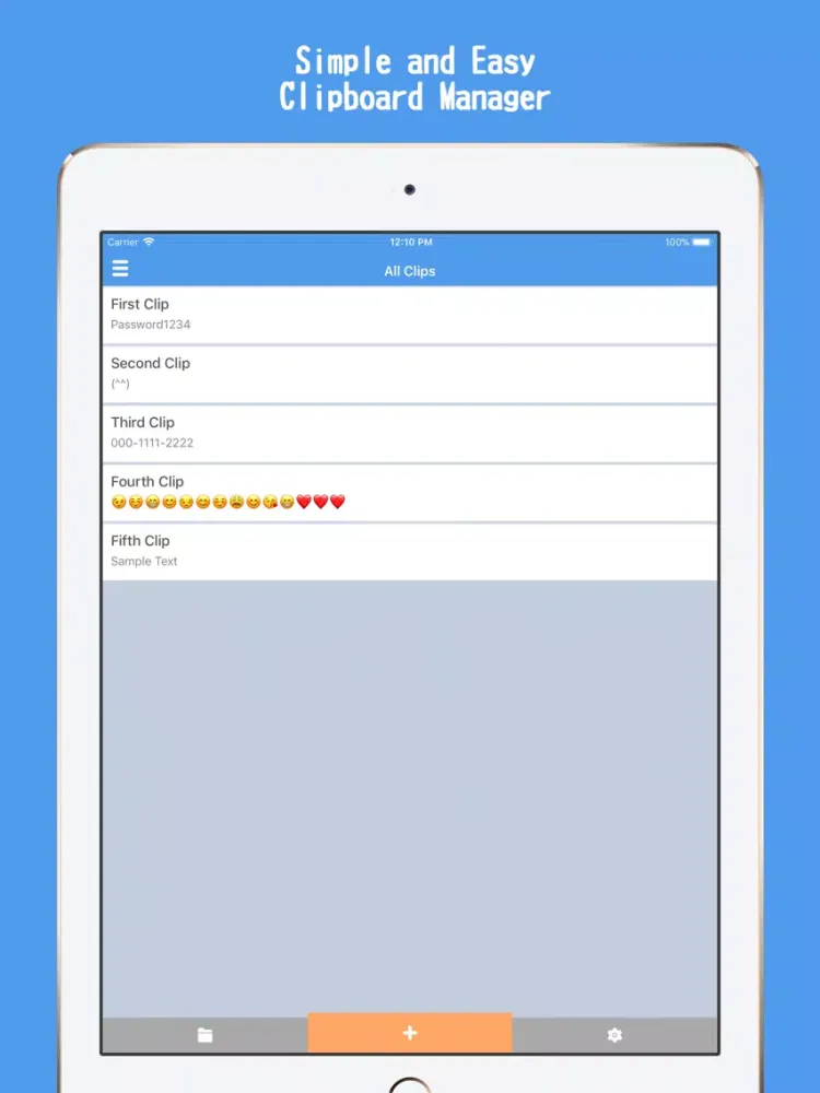 QuickClip | Clipboard Manager iPad  स्क्रीनशॉट