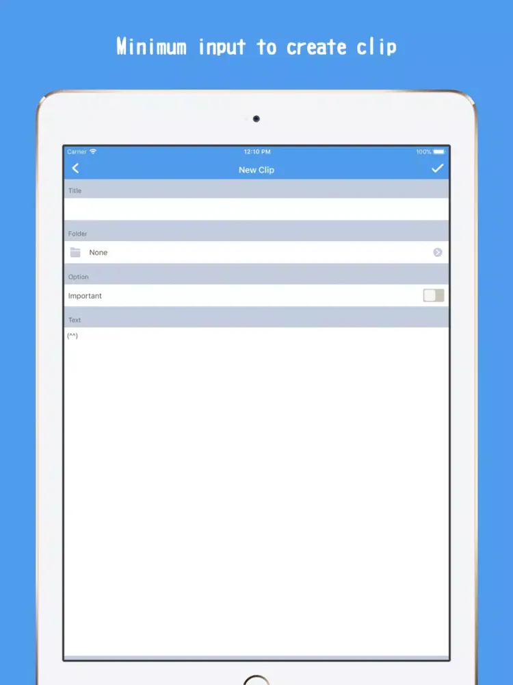 QuickClip | Clipboard Manager iPad  स्क्रीनशॉट