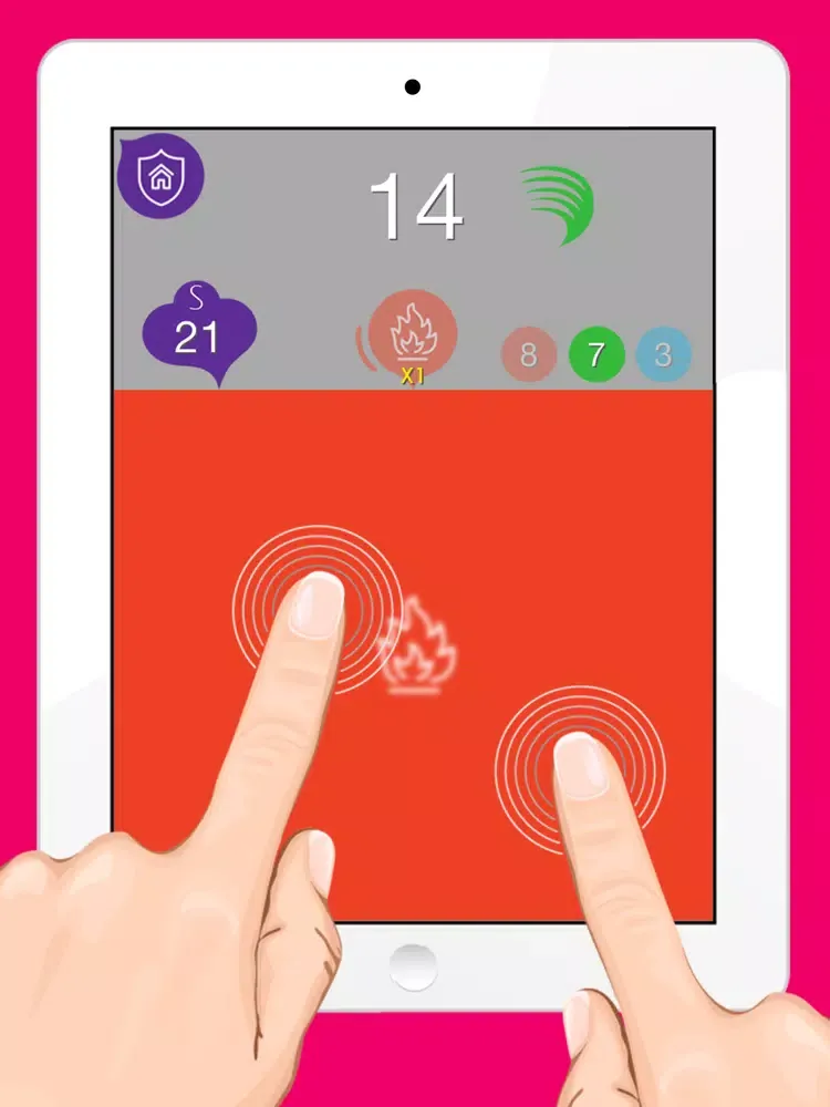 Ảnh chụp màn hình của Fire Piano Tiles - another way to play games - Face - iPad 