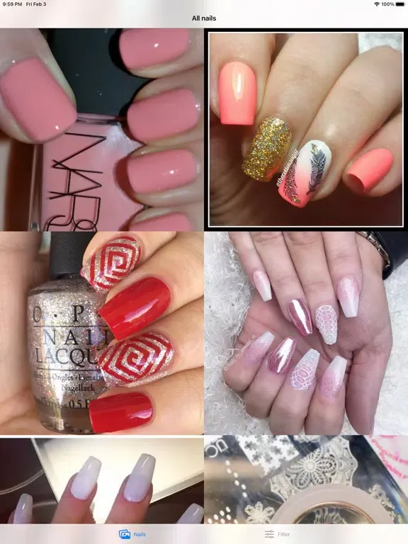 Captures d'écran de Nail Art Designs Ideas iPad 