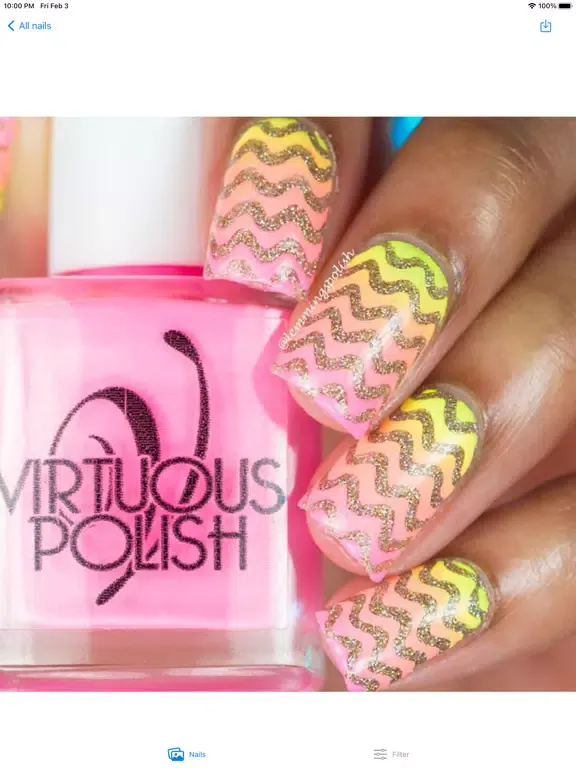 Captures d'écran de Nail Art Designs Ideas iPad 