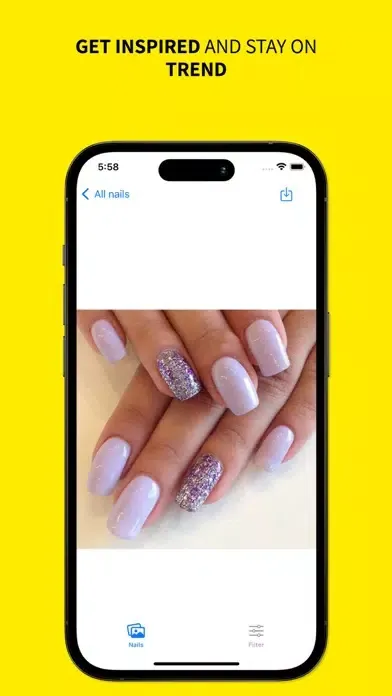 Captures d'écran de Nail Art Designs Ideas