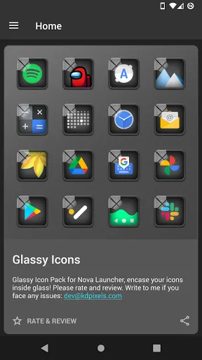 تصاویر Glassy Icon Pack