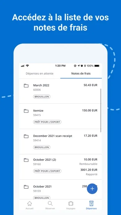 Capturas de tela do Neo Mobile App