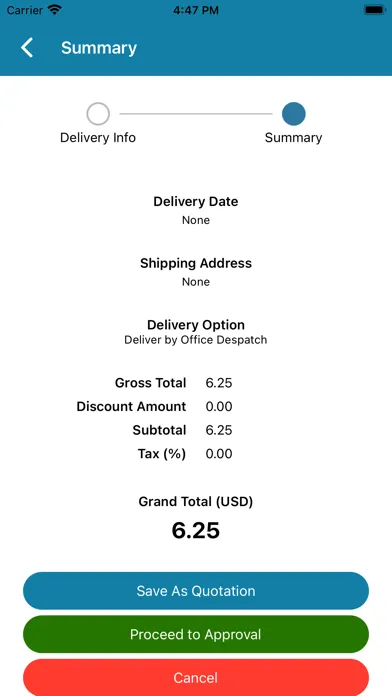 iOrder ERP سکرین شاٹس