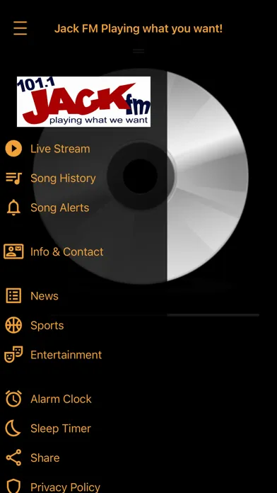 KDSR 101.1 Jack FM Ekran Görüntüleri