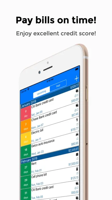 تصاویر Bills Organizer & Reminder