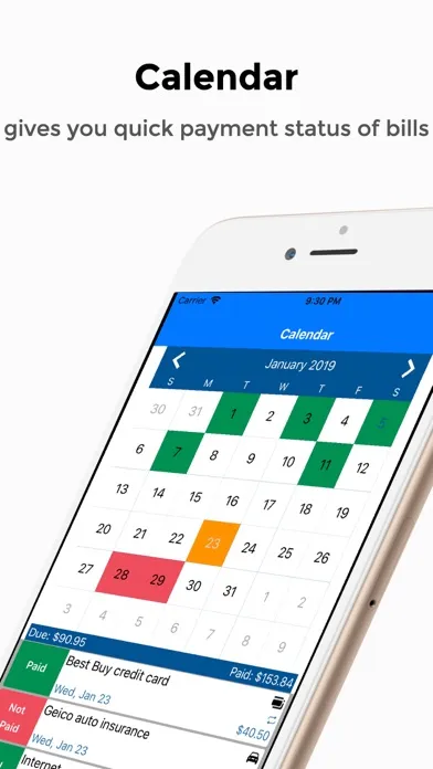 تصاویر Bills Organizer & Reminder