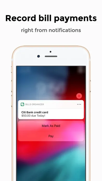 تصاویر Bills Organizer & Reminder