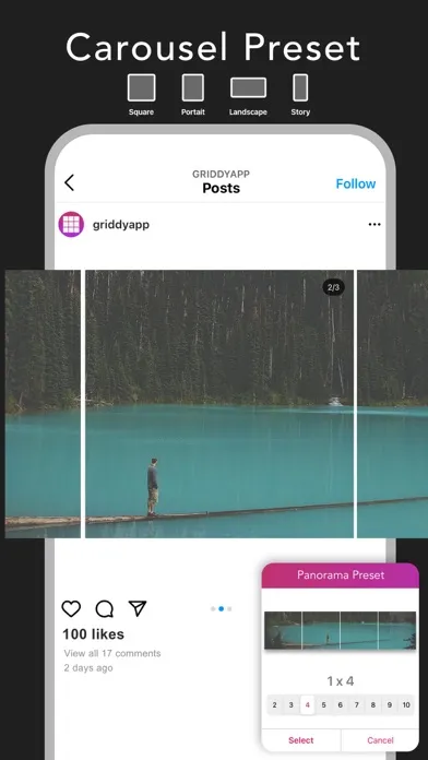 Griddy Pro: Split Pic in Grids Screenshots