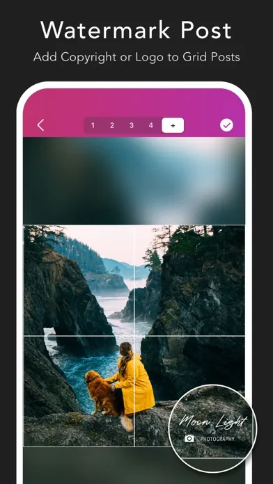 Griddy Pro: Split Pic in Grids Screenshots