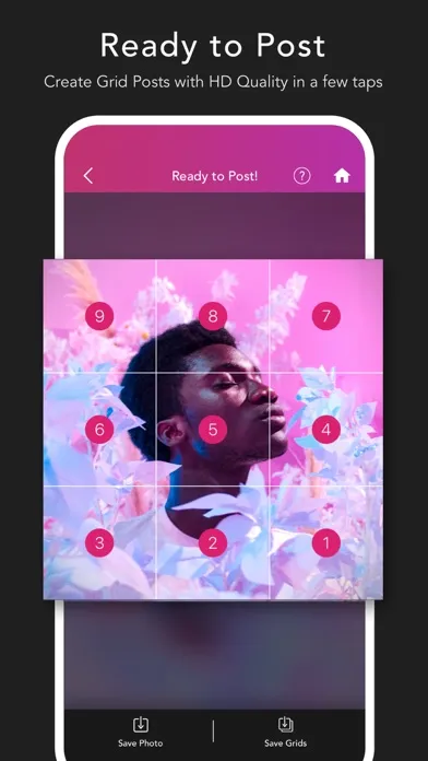 Griddy Pro: Split Pic in Grids Screenshots