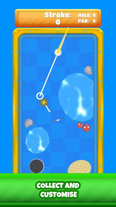 Putt Putt Pool: 3D 8 ball golf سکرین شاٹس