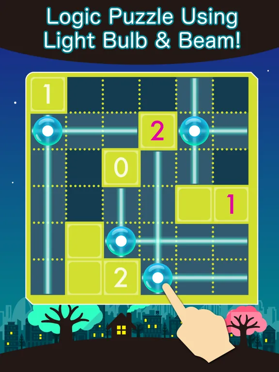 Ảnh chụp màn hình của Light Cross - LightUp Puzzle iPad 