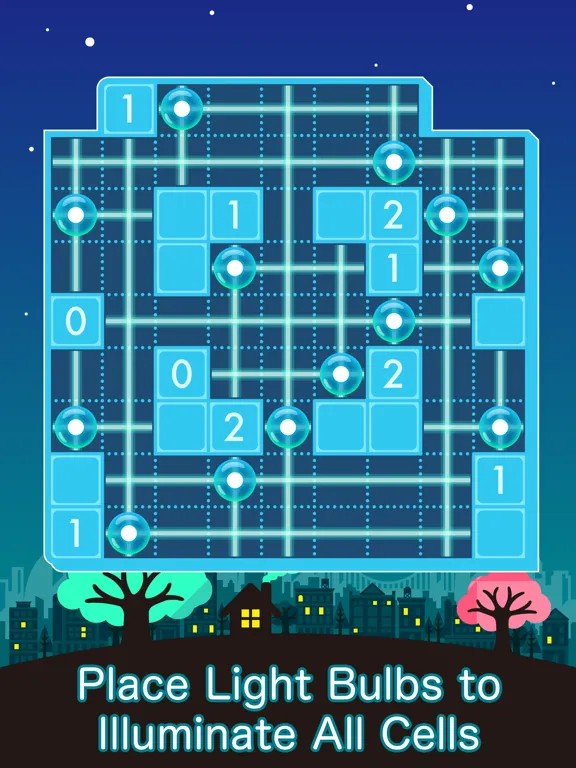 Ảnh chụp màn hình của Light Cross - LightUp Puzzle iPad 