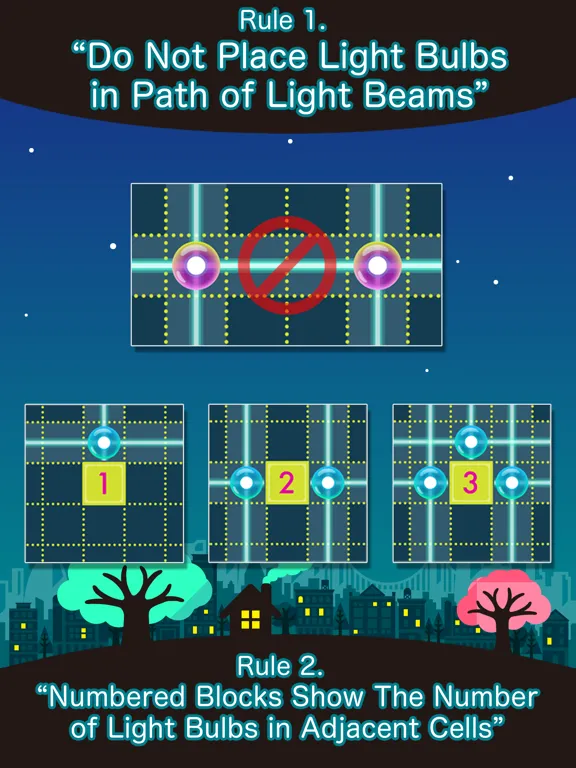 Ảnh chụp màn hình của Light Cross - LightUp Puzzle iPad 