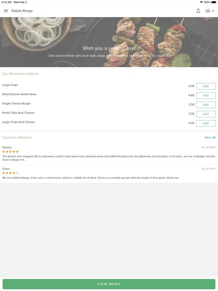 تصاویر Kebab Range CW11 1AH iPad 