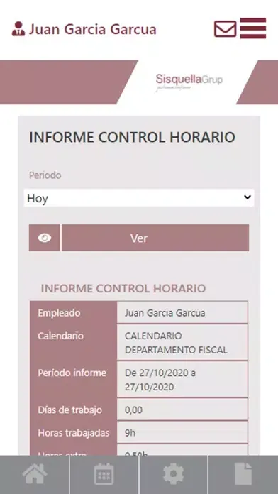 Control Horario Sisquella Screenshots