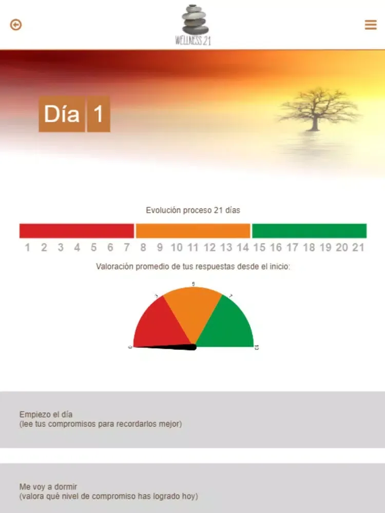Screenshot di Wellness 21 iPad 