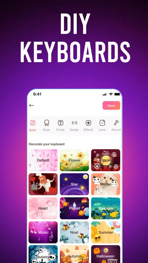 Kebo Keyboard : Emoji, Fonts 스크린샷