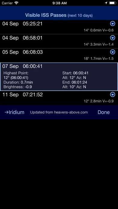 Xasteria: Astronomy Weather سکرین شاٹس