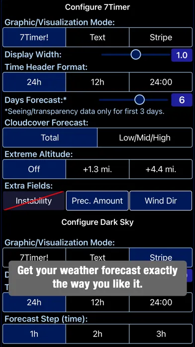 Ảnh chụp màn hình của Xasteria Plus - Astro Weather