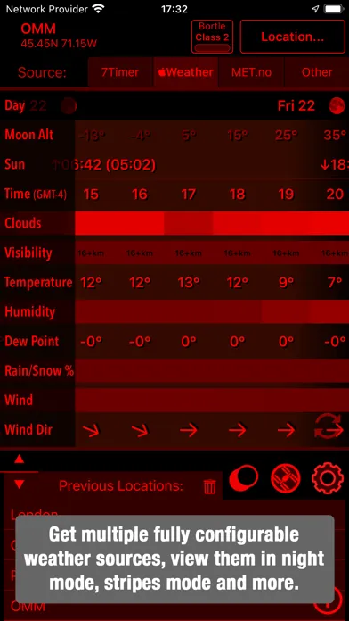 Ảnh chụp màn hình của Xasteria Plus - Astro Weather