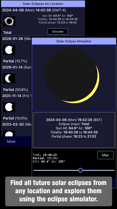 Ảnh chụp màn hình của Xasteria Plus - Astro Weather