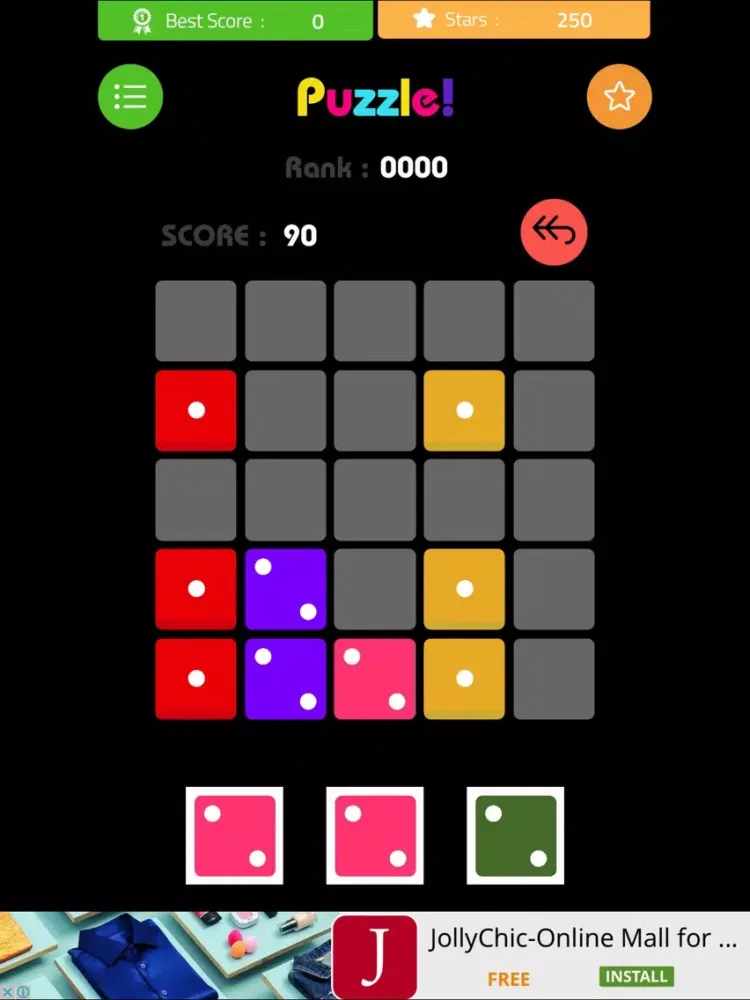 Merged Dominos drop- puzzle game iPad  স্ক্রিনশট