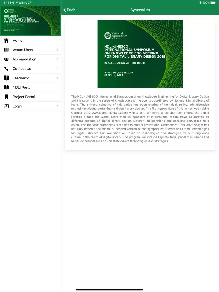 KEDL2019 iPad  Ekran Görüntüleri
