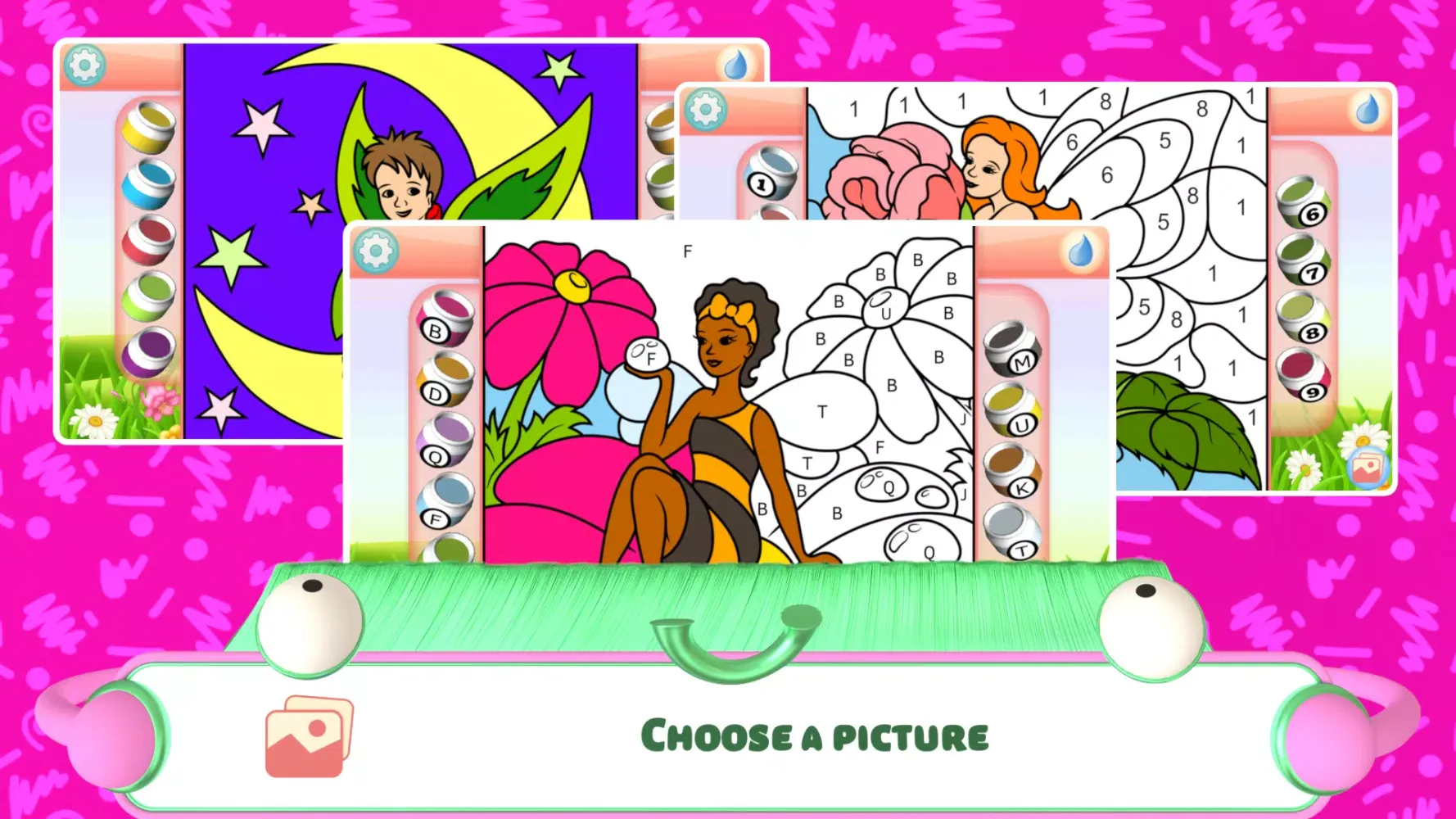 تصاویر Fairies Coloring Book