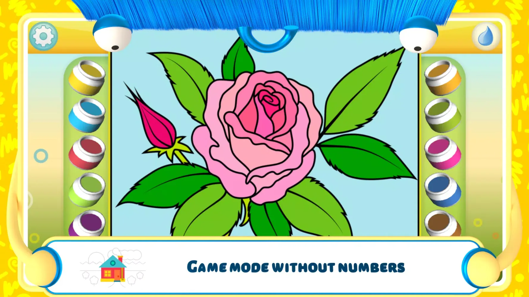 Kids Flower Color by Number应用截图