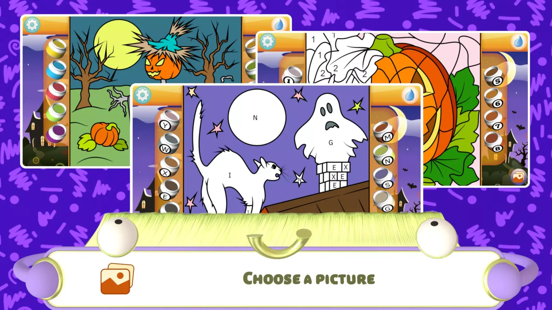 Color by Numbers - Halloween应用截图