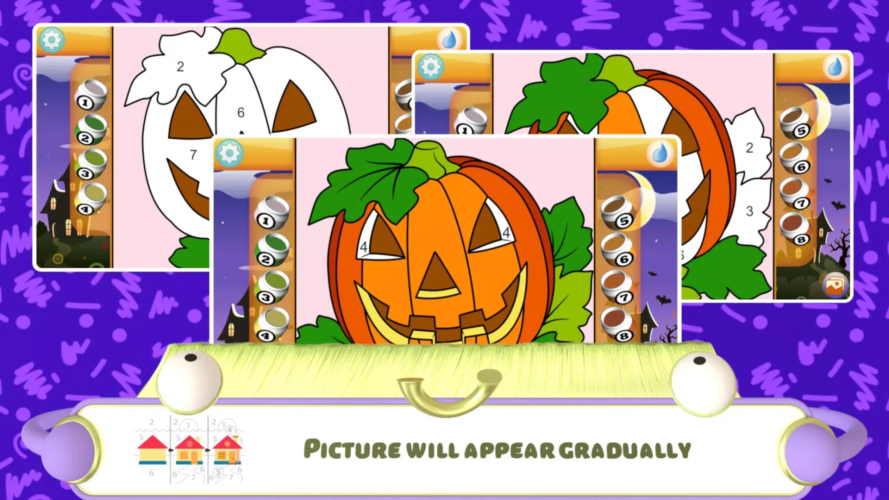 Color by Numbers - Halloween应用截图