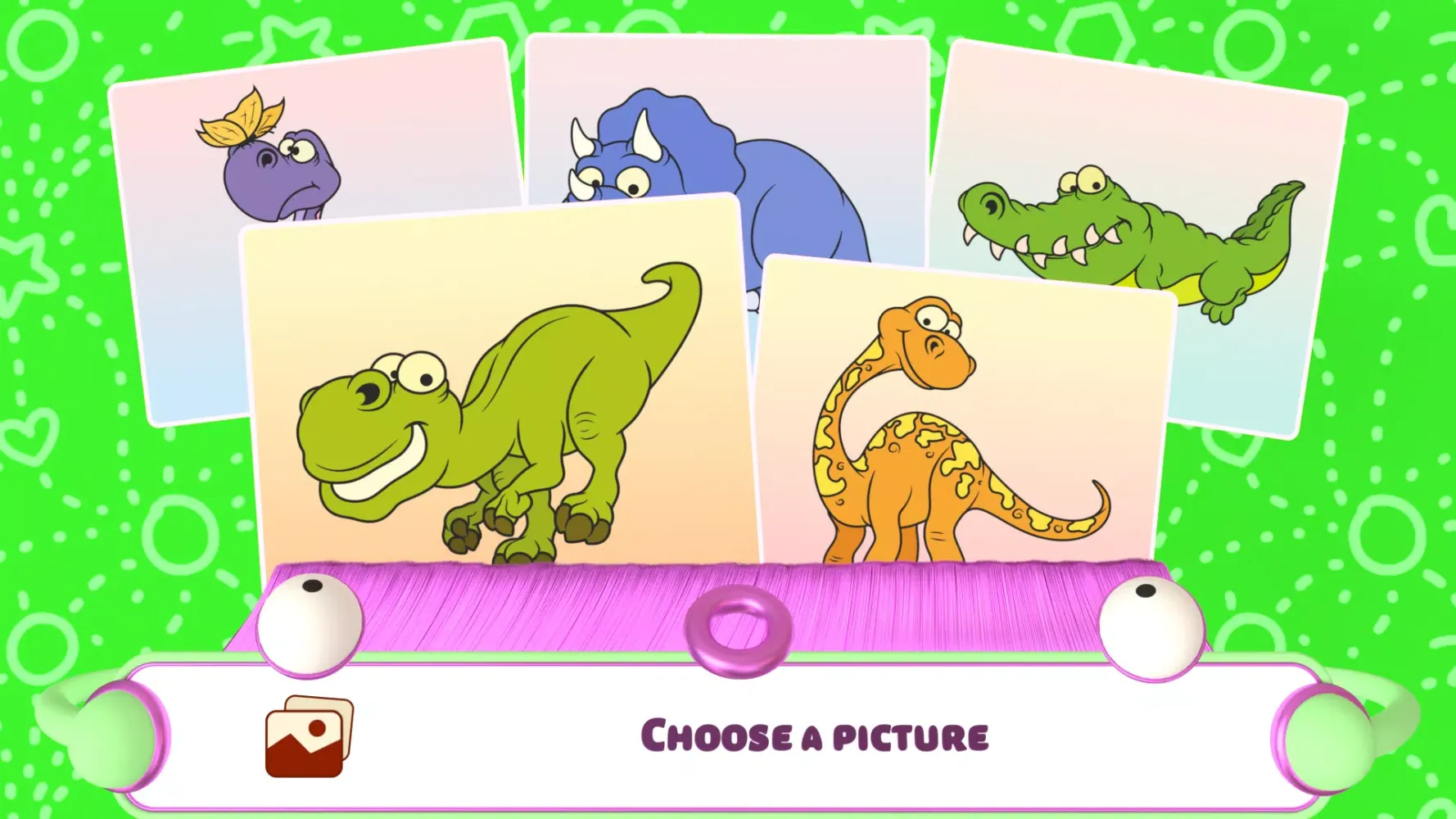Dino Dot-to-Dot Coloring应用截图