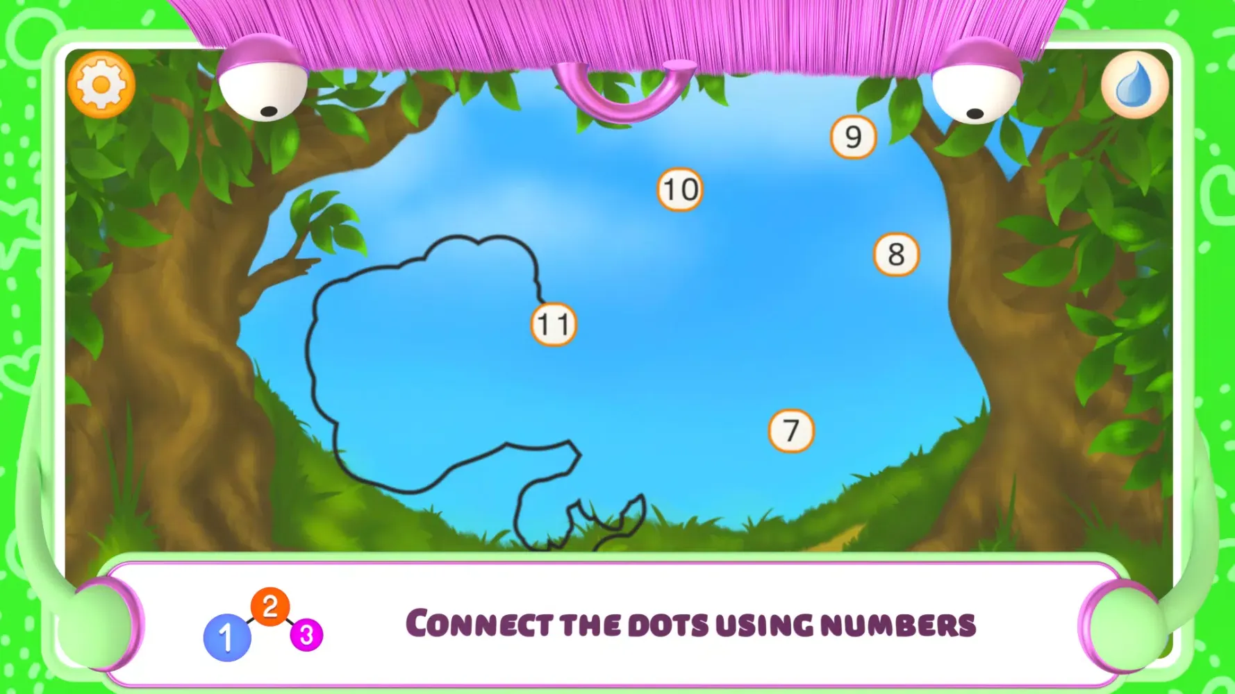 Dino Dot-to-Dot Coloring应用截图