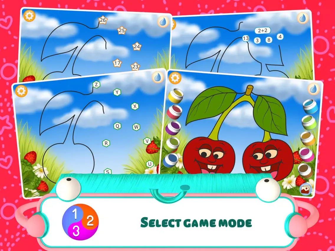 تصاویر Connect the Dots - Fruits + iPad 