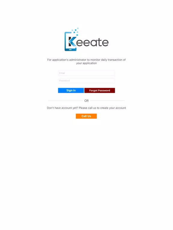 Keeate Manager iPad  Screenshots