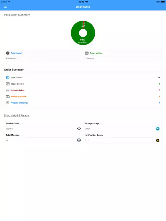 Keeate Manager iPad  Screenshots