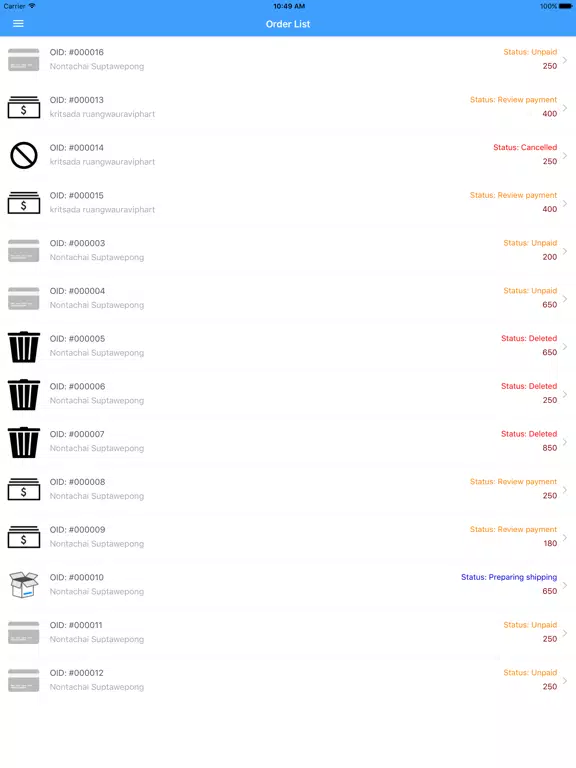 Keeate Manager iPad  Screenshots